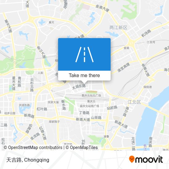 天吉路 map