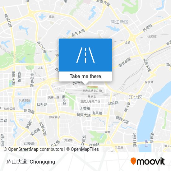 庐山大道 map