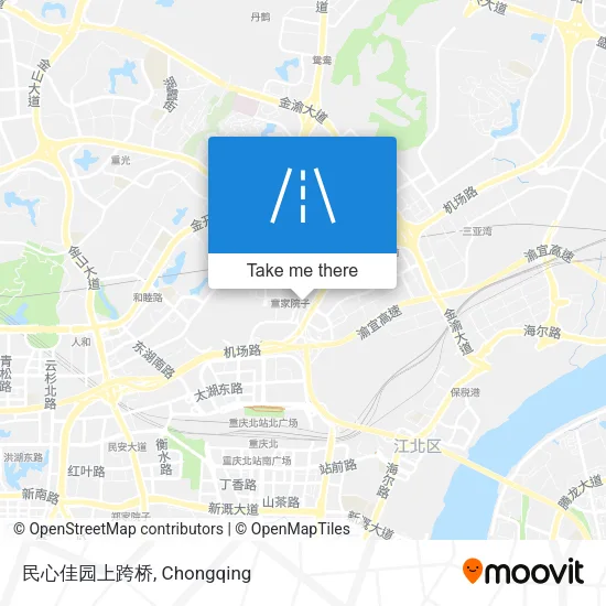 民心佳园上跨桥 map
