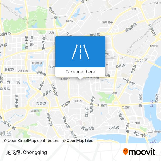 龙飞路 map