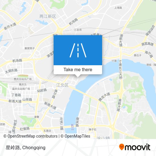 星岭路 map
