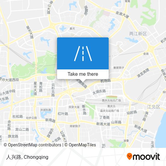 人兴路 map