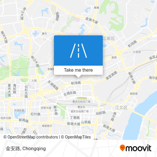 金安路 map