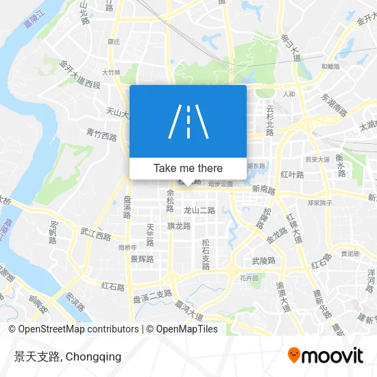 景天支路 map