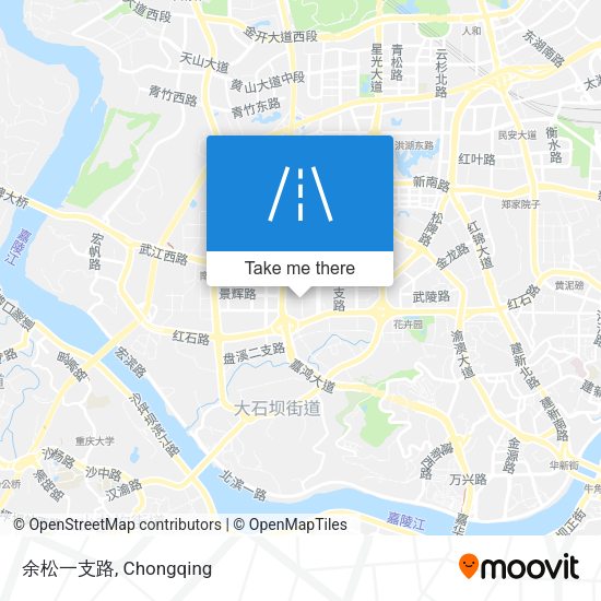 余松一支路 map