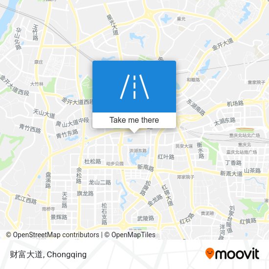 财富大道 map