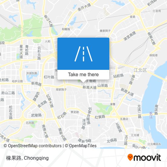 橡果路 map