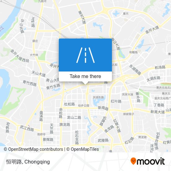 恒明路 map