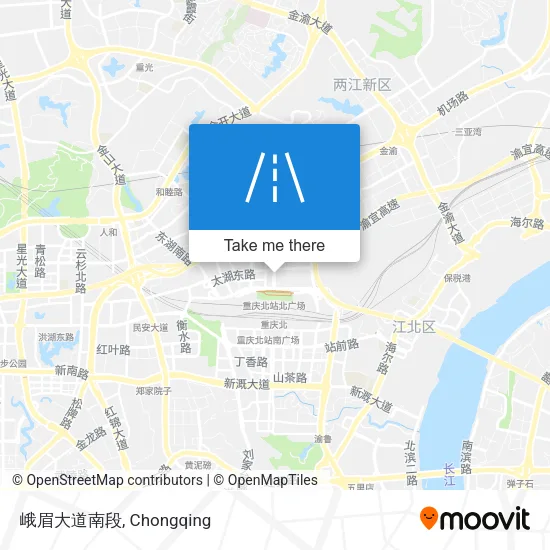 峨眉大道南段 map
