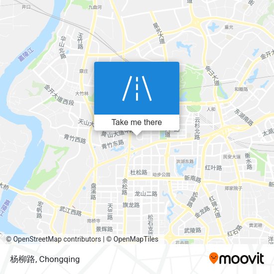 杨柳路 map