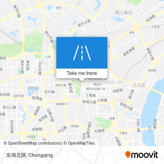 东湖北路 map