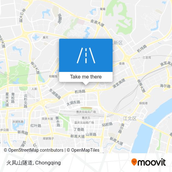 火凤山隧道 map
