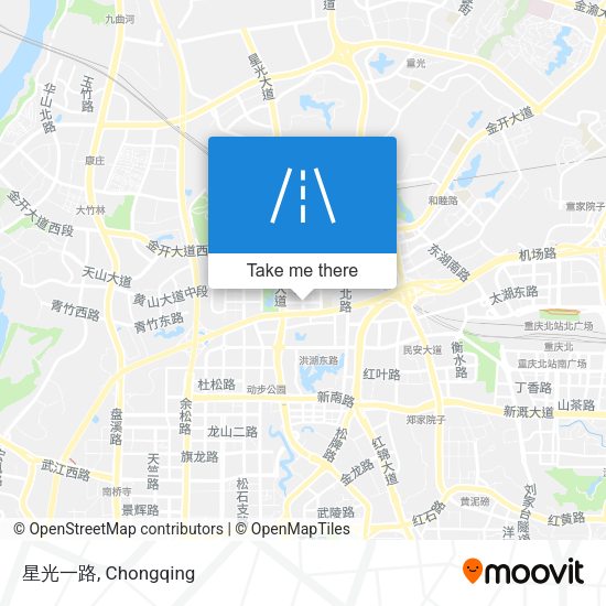 星光一路 map