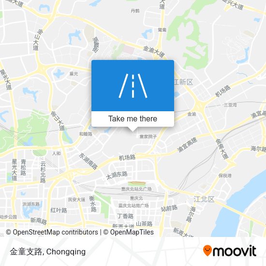 金童支路 map
