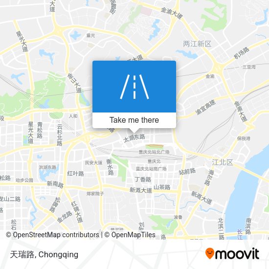 天瑞路 map