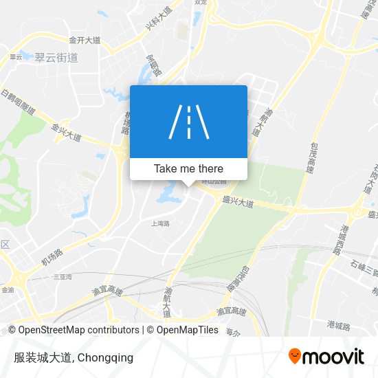 服装城大道 map