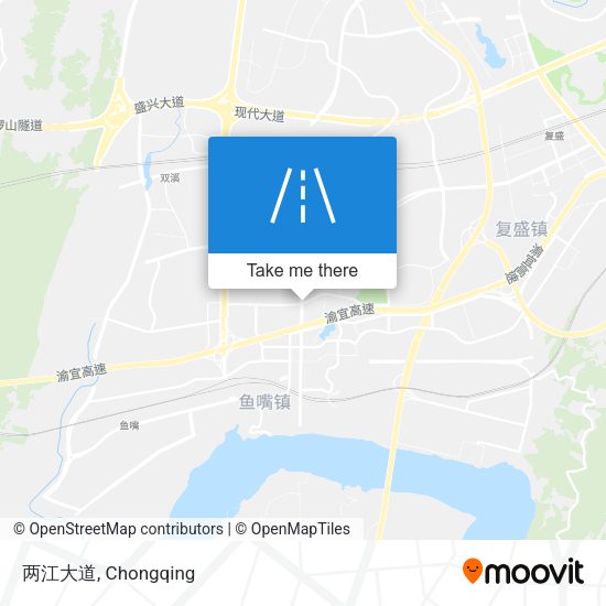 两江大道 map