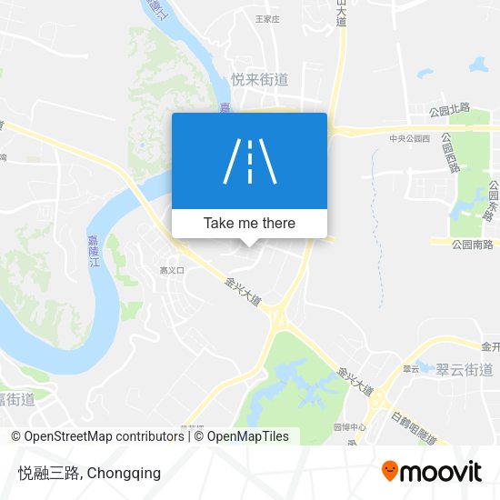 悦融三路 map