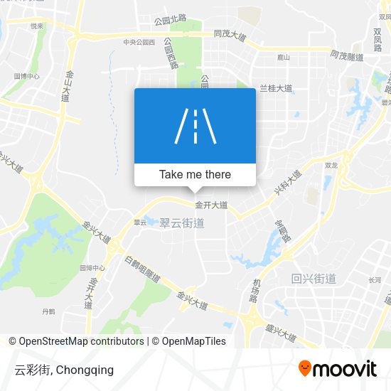 云彩街 map