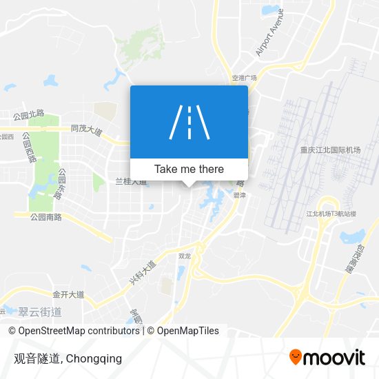 观音隧道 map