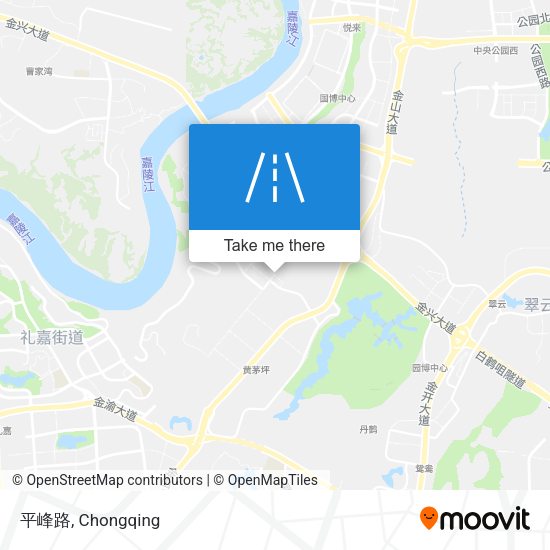 平峰路 map