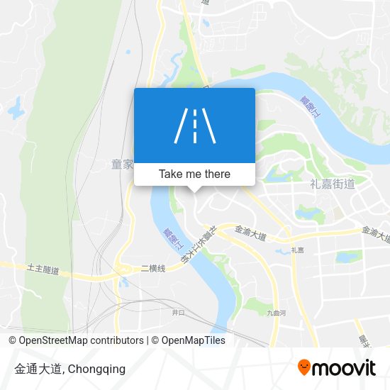 金通大道 map