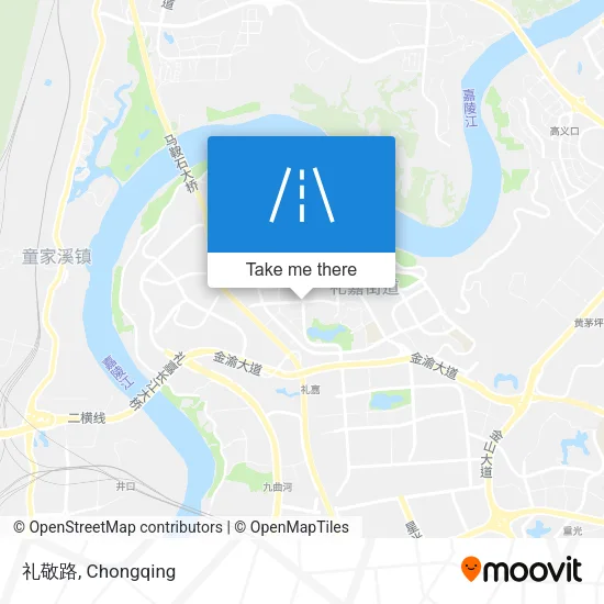 礼敬路 map