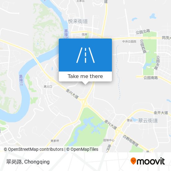 翠岗路 map