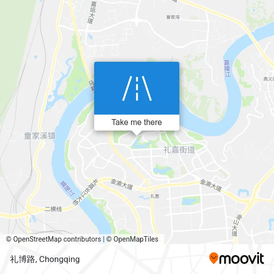 礼博路 map