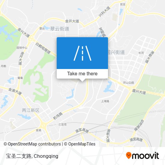 宝圣二支路 map