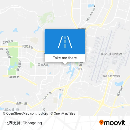 北湖支路 map