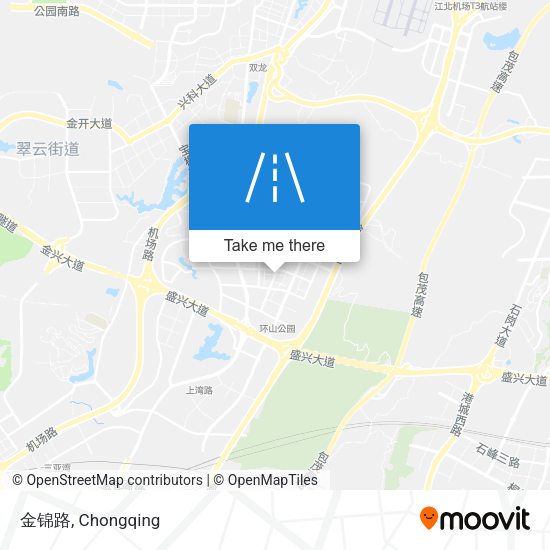 金锦路 map