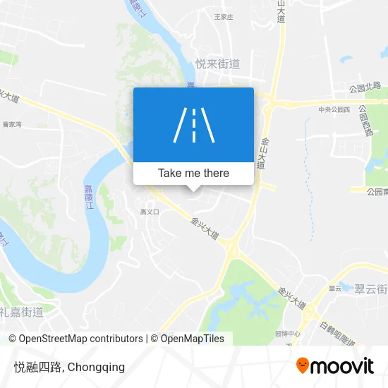 悦融四路 map
