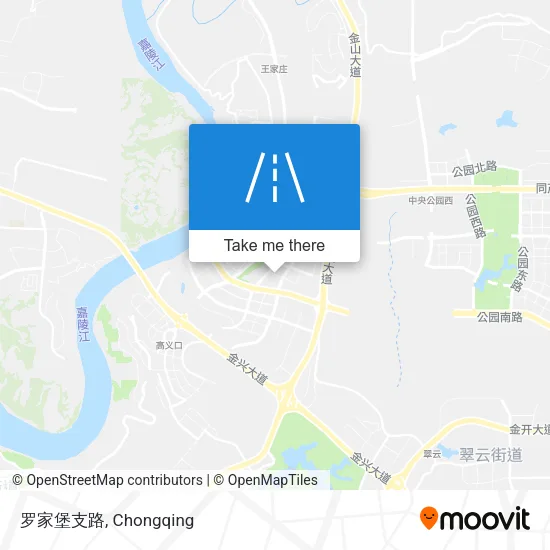 罗家堡支路 map