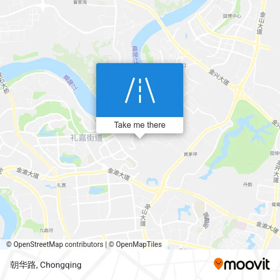 朝华路 map