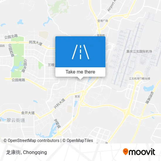 龙康街 map