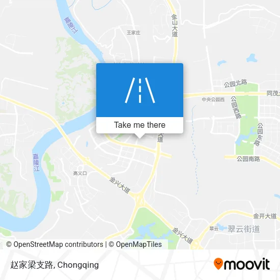 赵家梁支路 map