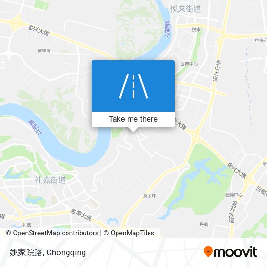 姚家院路 map