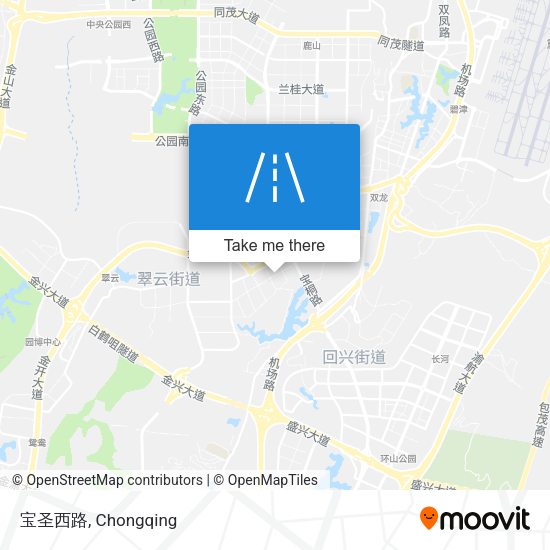 宝圣西路 map