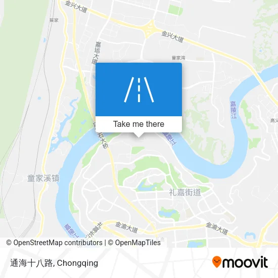 通海十八路 map