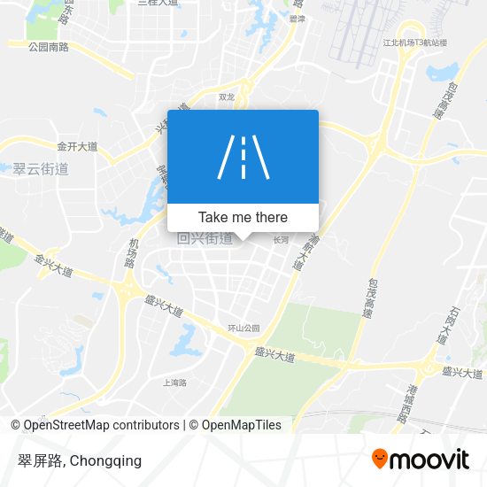 翠屏路 map