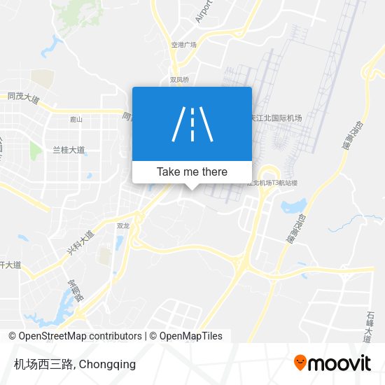 机场西三路 map
