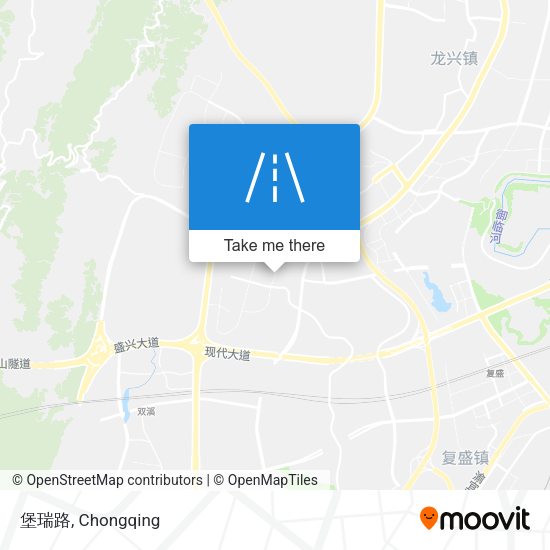堡瑞路 map