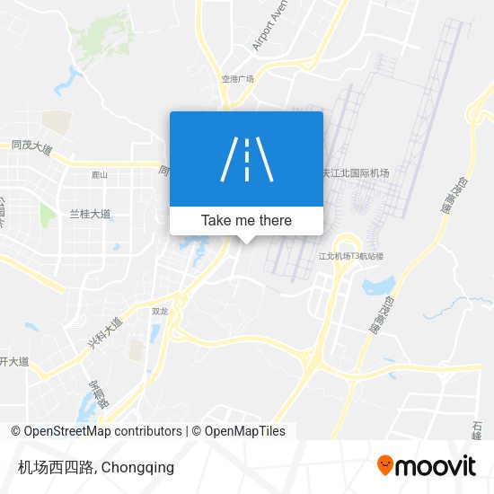 机场西四路 map