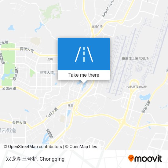 双龙湖三号桥 map