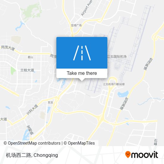 机场西二路 map