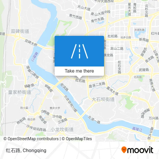 红石路 map