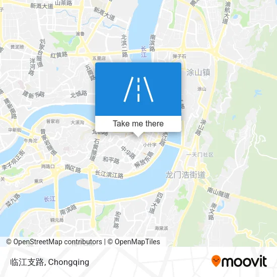 临江支路 map