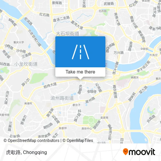 虎歇路 map