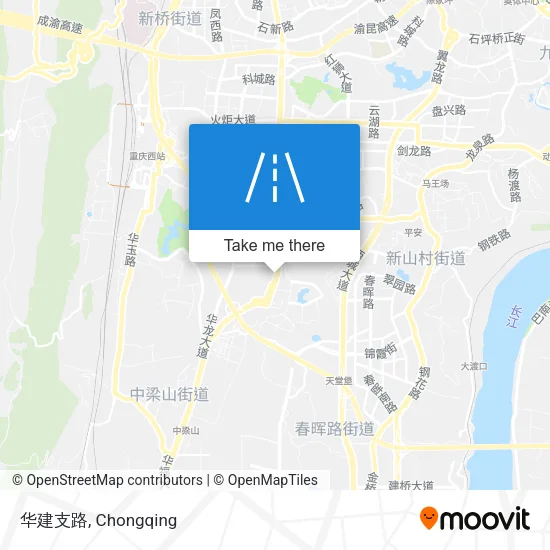 华建支路 map